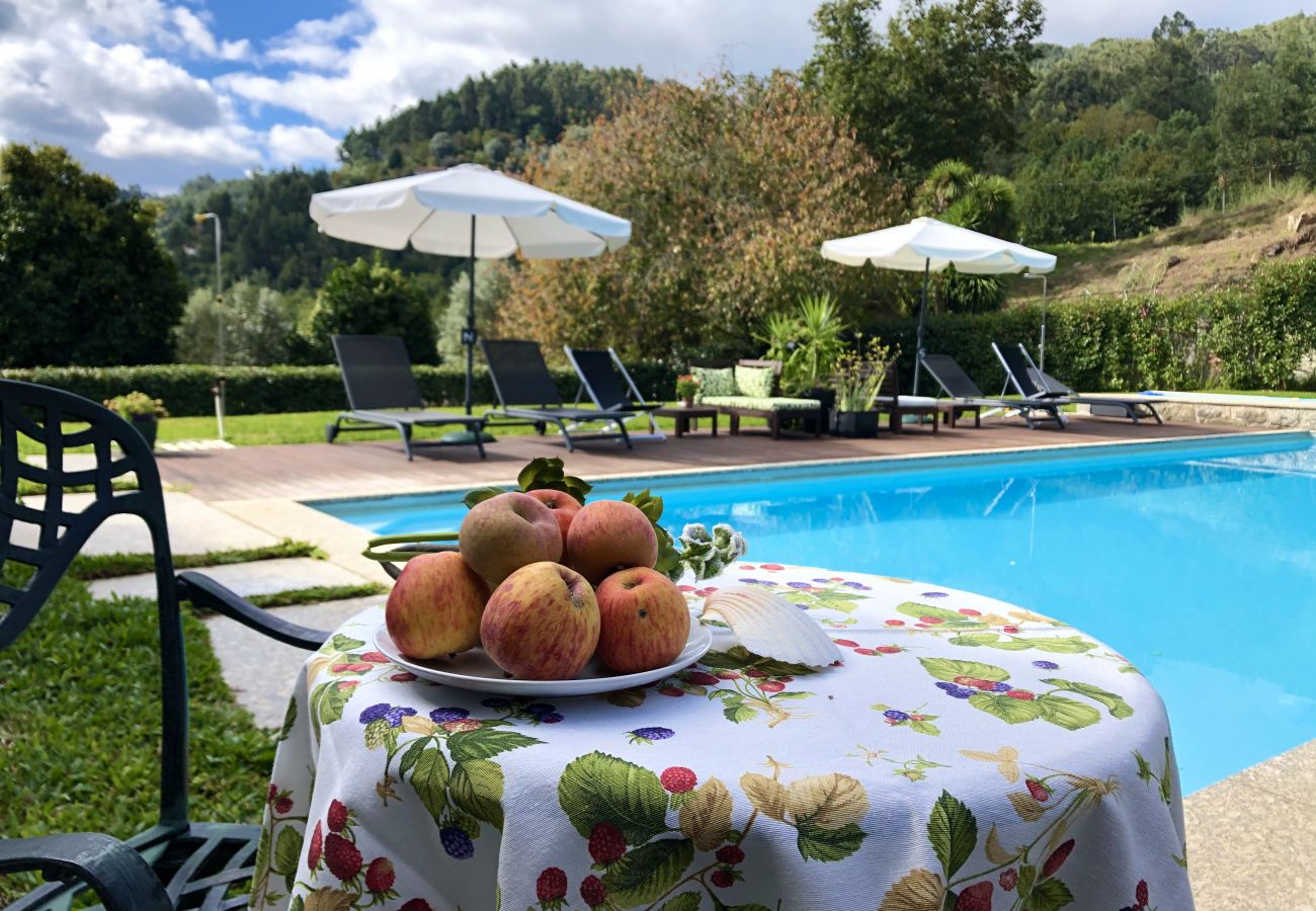 Gîte Rural à Arcos de Valdevez - Casa do Pomar Vista Piscina - Eido do Pomar